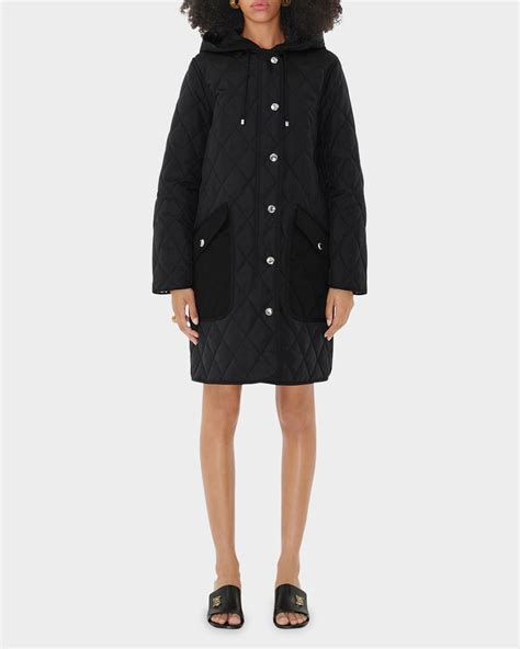 burberry roxby quilted hooded coat|Burberry Roxby Quilted Top Coat with Hood .